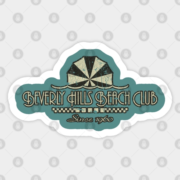 Beverly Hills Beach Club 1960 Sticker by JCD666